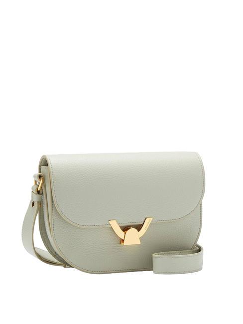DEW Hammered leather shoulder bag celadon green - Women&rsquo;s Bags