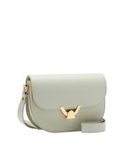 COCCINELLE DEW Hammered leather shoulder bag celadon green - Women&rsquo;s Bags - 2