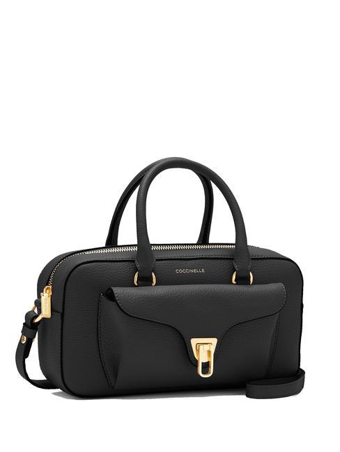 BEAT SOFT Leather handbag with shoulder strap Black - Women&rsquo;s Bags