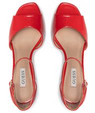 GUESS CAMPIONARIO - ALDEN2 D&Eacute;COLLET&Eacute; RED - Women&rsquo;s shoes - 4