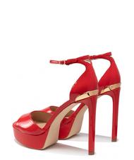GUESS CAMPIONARIO - ALDEN2 D&Eacute;COLLET&Eacute; RED - Women&rsquo;s shoes - 5