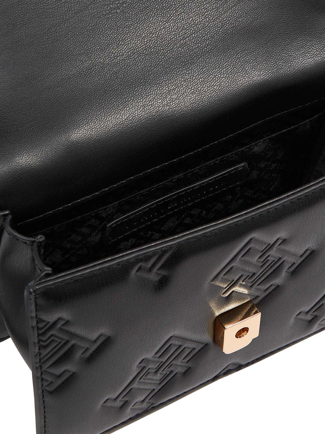 Tommy Hilfiger Th Refined Mono Shoulder Bag Black - Buy At Outlet 