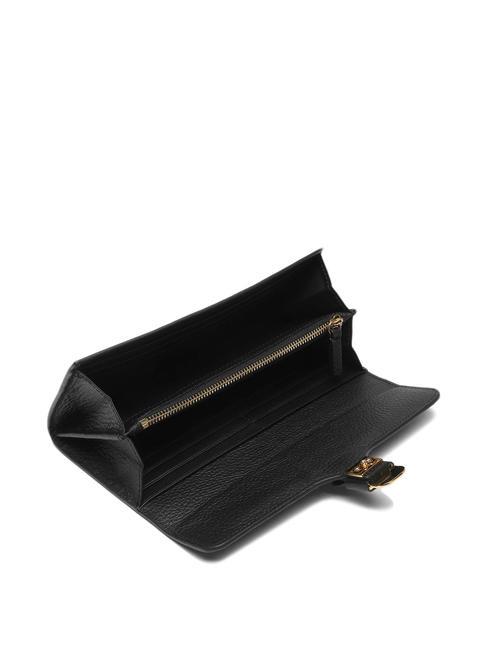 NEOFIRENZE SOFT  Continental wallet in leather Black - Women&rsquo;s Wallets