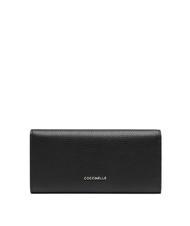 COCCINELLE NEOFIRENZE SOFT  Continental wallet in leather Black - Women&rsquo;s Wallets - 3