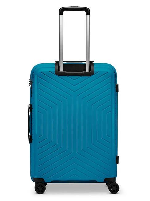 HEXA Set of 3 trolleys: cabin + medium + large blue river - Trolley Set