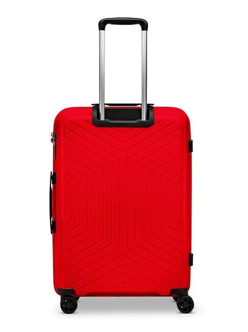 HEXA Medium size trolley Red - Rigid Trolley Cases