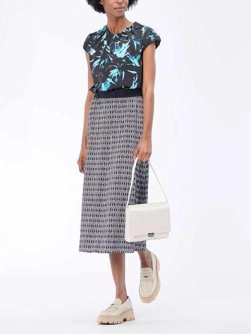 ARCHIVE HARDWARE SHINY Shiny shoulder bag dark ecru - Women’s Bags