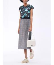 CALVIN KLEIN ARCHIVE HARDWARE SHINY Shiny shoulder bag dark ecru - Women’s Bags - 6