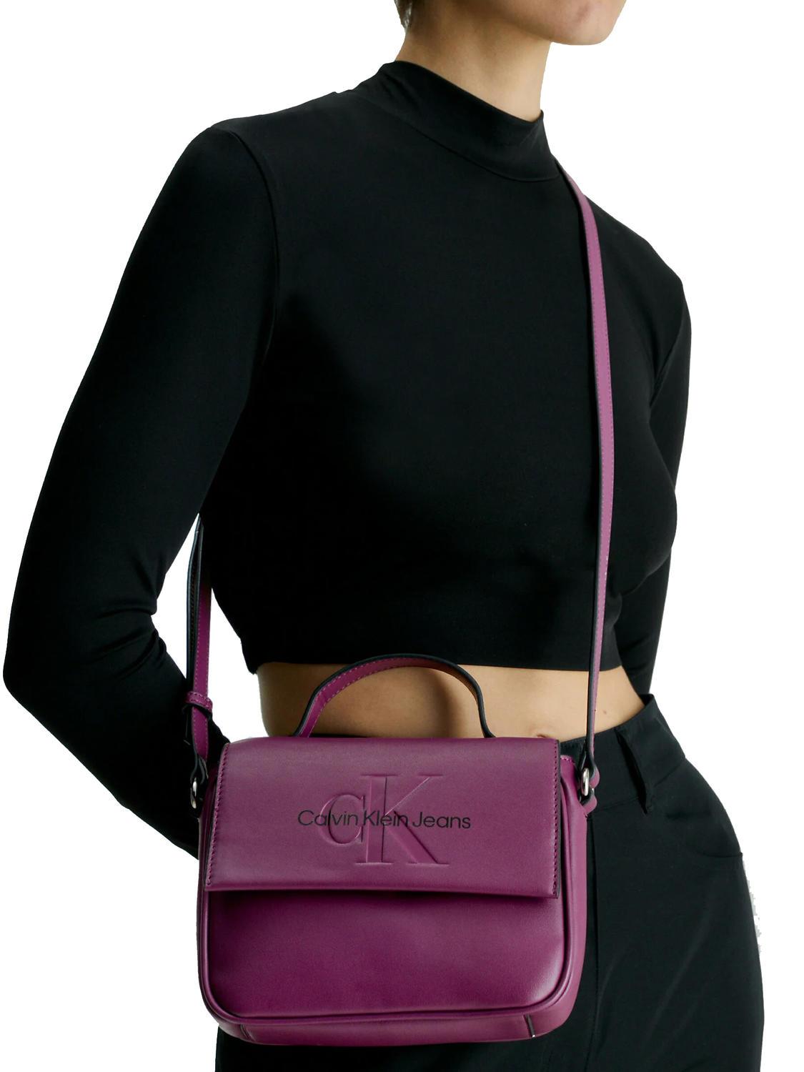 Calvin Klein Ck Jeans Sculpted Mono Handbag With Shoulder Strap 