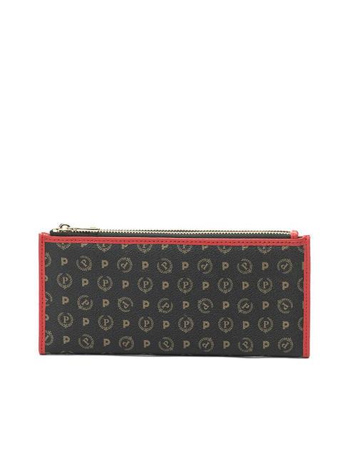 HERITAGE CLASSIC  HERITAGE CLASSIC Double zip wallet black lacquer - Women&rsquo;s Wallets