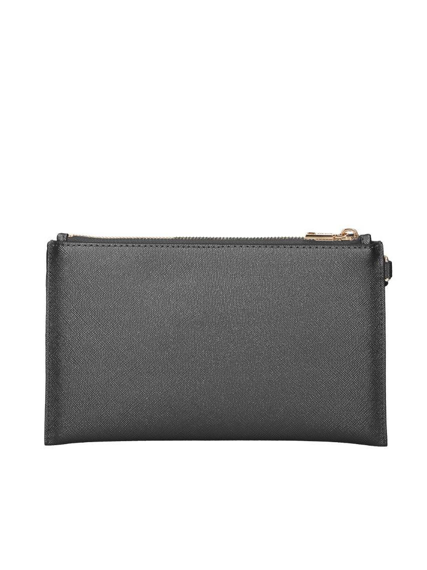 LIUJO SAFFIANO Medium clutch bag with cuff