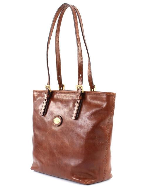 STORY  Leather shopper BROWN - Women’s Bags