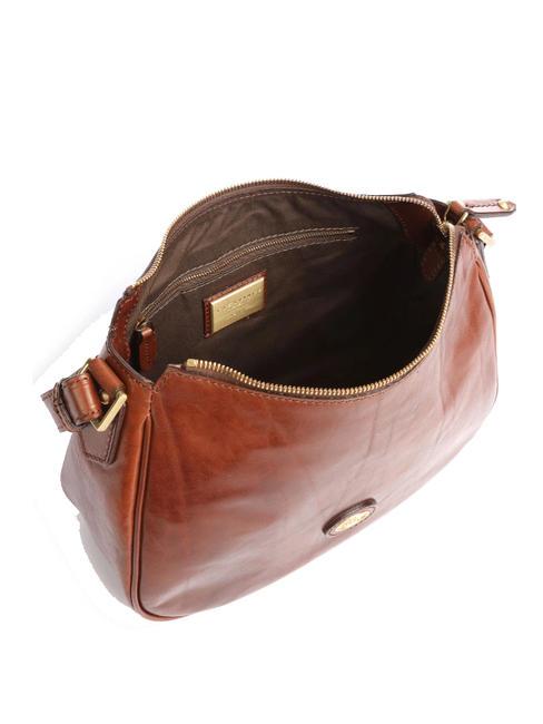 STORY Shoulder bag, in leather BROWN - Women’s Bags