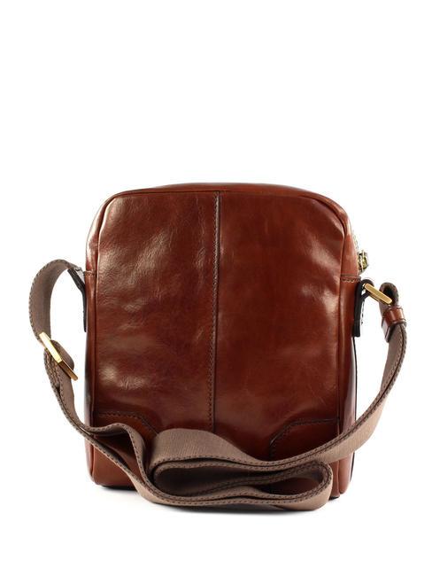 VESPUCCI  Leather bag BROWN - Over-the-shoulder Bags for Men