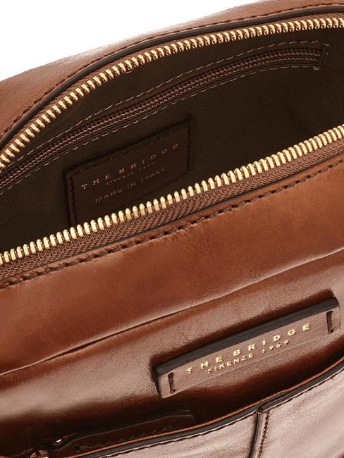 VESPUCCI  Leather bag BROWN - Over-the-shoulder Bags for Men