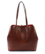 THE BRIDGE DALSTON Leather shopping bag with pouch BROWN - Women&rsquo;s Bags - 4