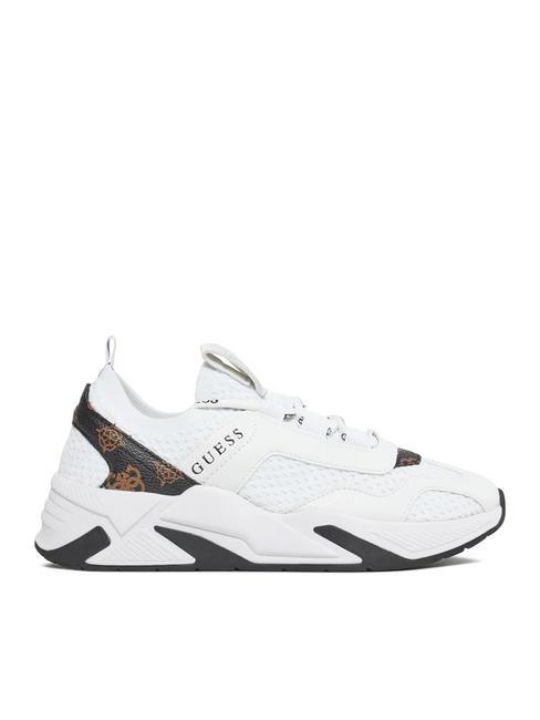 GENIVER2 Sneakers White / Brown - Women&rsquo;s shoes