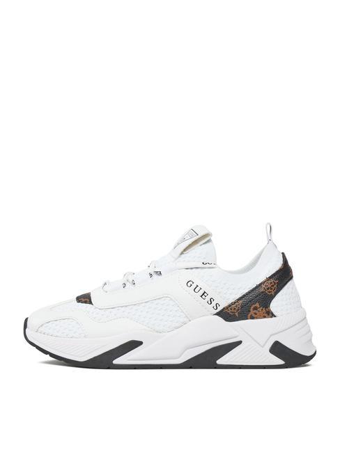 GENIVER2 Sneakers White / Brown - Women&rsquo;s shoes