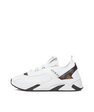 GUESS GENIVER2 Sneakers White / Brown - Women&rsquo;s shoes - 4