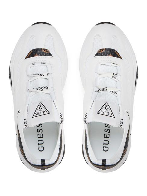 GENIVER2 Sneakers White / Brown - Women&rsquo;s shoes