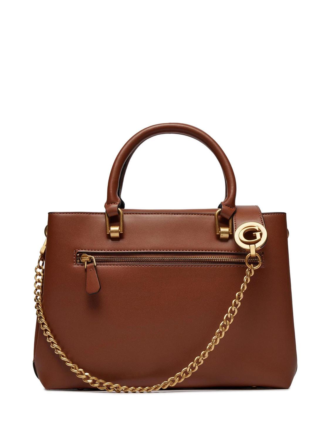 Guess Masie Hand Bag, With Removable Shoulder Strap Cognac - Buy 