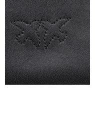 PINKO FLAT CLASSIC Clutch bag with chain shoulder strap black-antique gold - Women’s Bags - 5