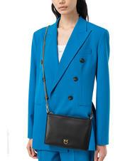 PINKO FLAT CLASSIC Clutch bag with chain shoulder strap black-antique gold - Women’s Bags - 6