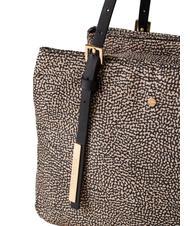 BORBONESE L'ECOLE NYLON Shoulder shopper, with shoulder strap OP / NATURAL / BLACK - Women&rsquo;s Bags - 4