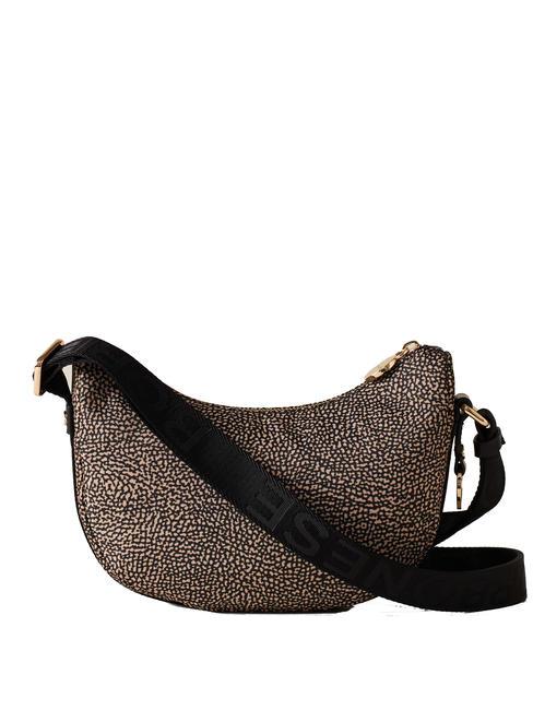 HOBO LUNA MINI ECO LINE Shoulder bag OP / NATURAL / BLACK - Women&rsquo;s Bags