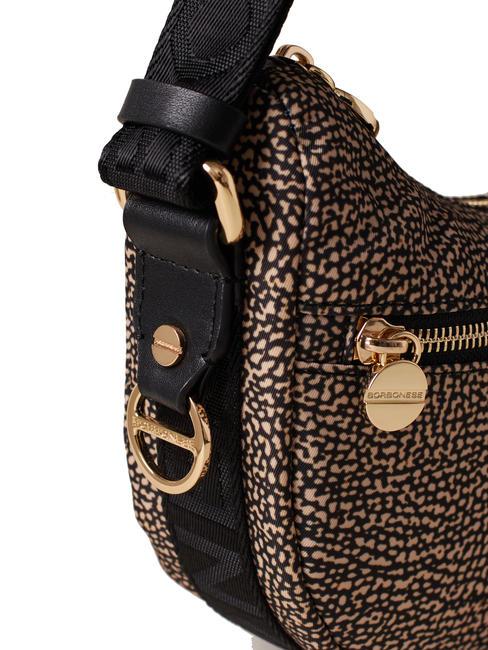 HOBO LUNA MINI ECO LINE Shoulder bag OP / NATURAL / BLACK - Women&rsquo;s Bags