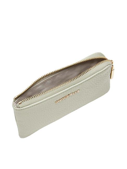 METALLIC SOFT Envelope coin purse celadon green - Women&rsquo;s Wallets