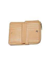 COCCINELLE METALLIC SOFT Small wallet in textured leather - Women&rsquo;s Wallets