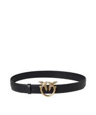 PINKO LOVE BERRY Leather belt - Belts