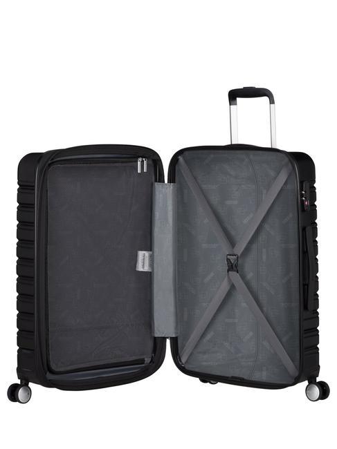 FLASHLINE Medium expandable trolley shadow black - Rigid Trolley Cases