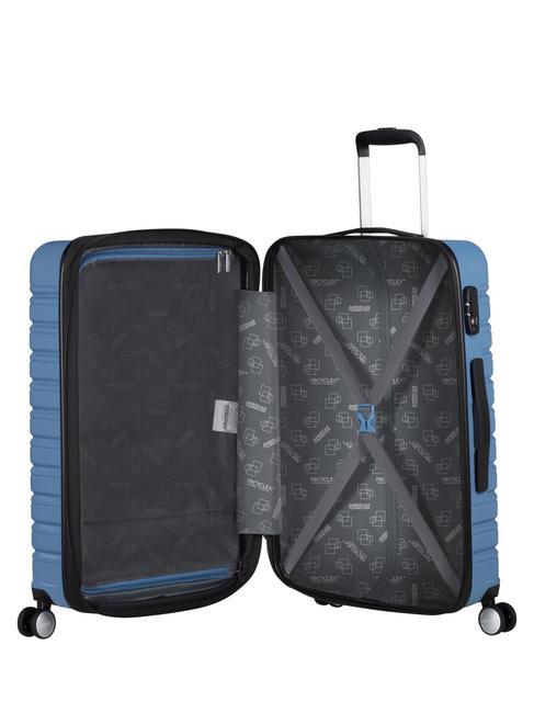 FLASHLINE Large expandable trolley coronet blue - Rigid Trolley Cases