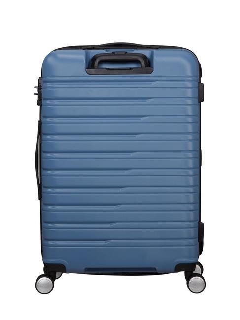 FLASHLINE Large expandable trolley coronet blue - Rigid Trolley Cases
