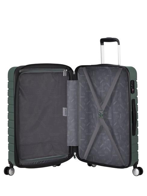 FLASHLINE Medium expandable trolley dark forest - Rigid Trolley Cases