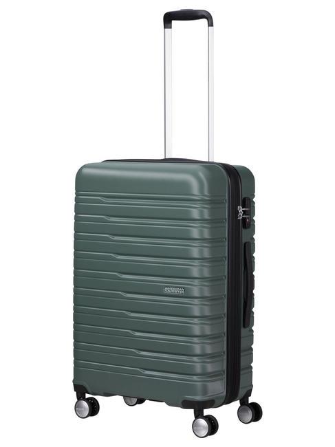 FLASHLINE Medium expandable trolley dark forest - Rigid Trolley Cases