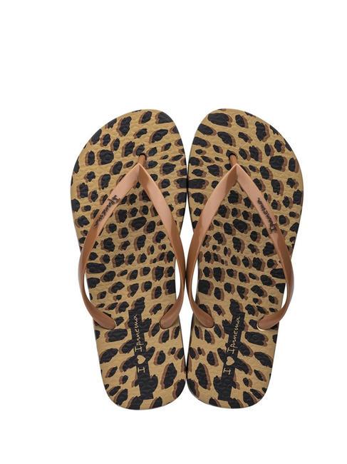ANIMALE PRINT II  Printed flip-flops beige/brown - Women’s shoes