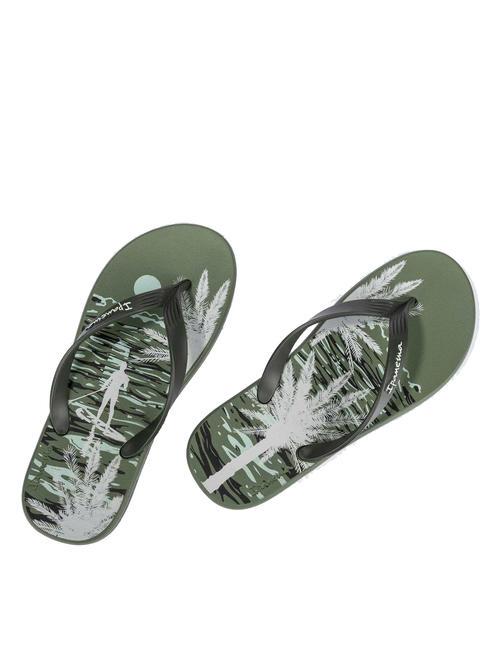 POSTO 10 TEMAS IV  Rubber flip flops green - Men&rsquo;s shoes