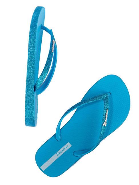 MAXI GLOW Flip flops blue/glitter blue - Women’s shoes