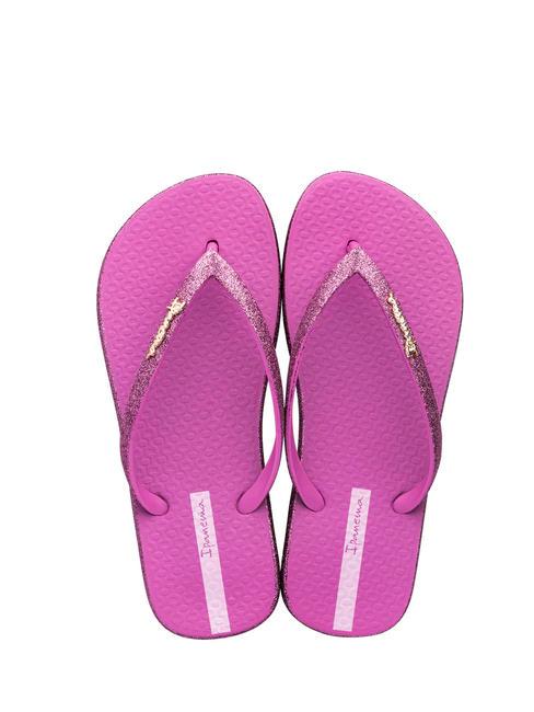 MAXI GLOW Flip flops lilac/glitter pink - Women&rsquo;s shoes