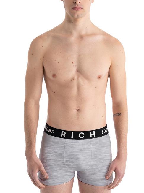 LONDON TRIPACK Set of 3 boxer trunks bk/grey/wh - Men's briefs