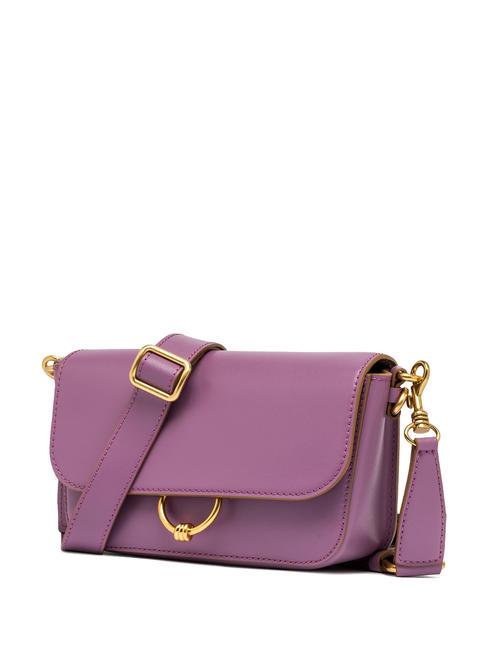 MEG Leather shoulder bag argyle purple - Women&rsquo;s Bags