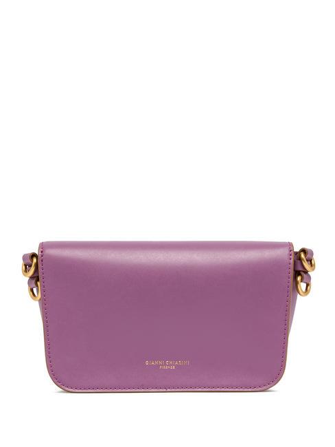 MEG Leather shoulder bag argyle purple - Women&rsquo;s Bags