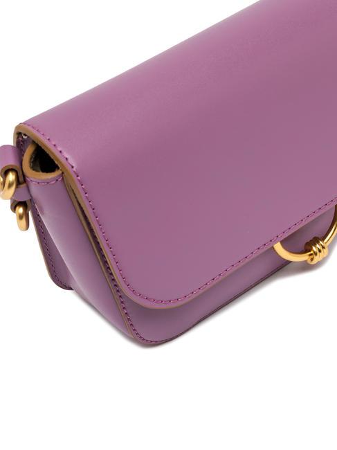 MEG Leather shoulder bag argyle purple - Women&rsquo;s Bags