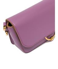 GIANNI CHIARINI MEG Leather shoulder bag argyle purple - Women&rsquo;s Bags - 4