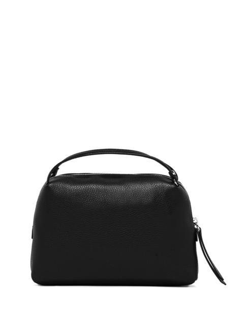 ALIFA Leather bag with shoulder strap Black - Women’s Bags