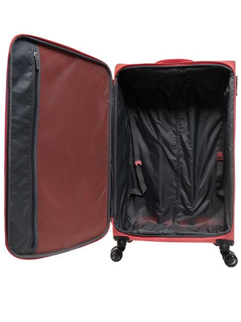 BRIGHT LIFE Extra large size trolley sun kissed coral - Semi-rigid Trolley Cases