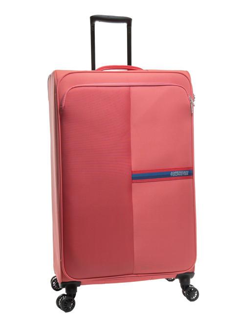 BRIGHT LIFE Extra large size trolley sun kissed coral - Semi-rigid Trolley Cases